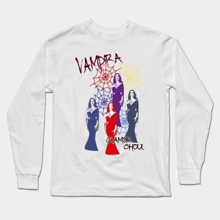 Vampira Glamor Ghoul Long Sleeve T-Shirt